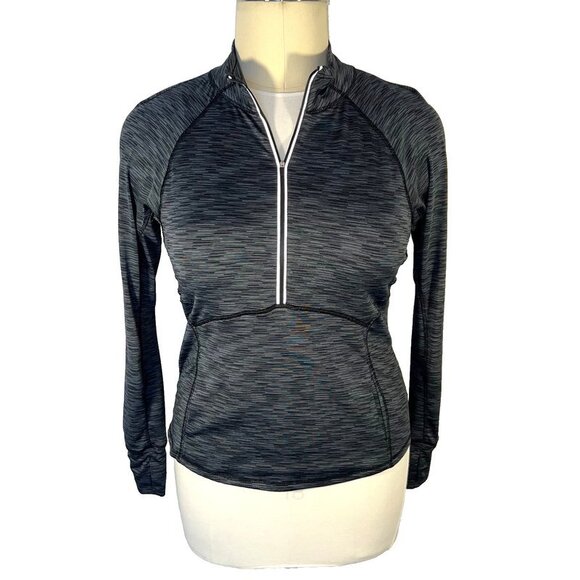 90 Degrees by Reflex - Track Jacket Women's XL Half Zip Space Dye Thumbhole Cuff - Picture 1 of 12